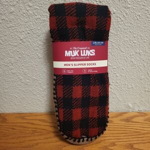 NWT Muk Luks Men's Slipper Socks Size L/XL (11-13)